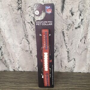 Pets First Size S Seahawks NFL Signature PRO PVC-Leather Premium Dog Collar